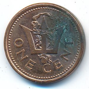 Barbados, 1 cent, 2001
