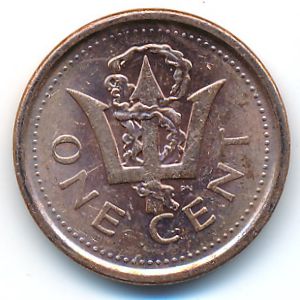 Barbados, 1 cent, 2009