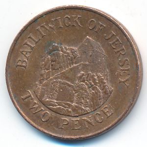 Джерси, 2 пенса (1998 г.)