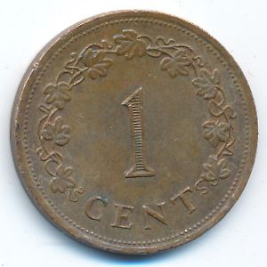 Мальта, 1 цент (1977 г.)