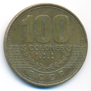Коста-Рика, 100 колон (2007 г.)