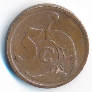 ЮАР, 5 центов (2006 г.)