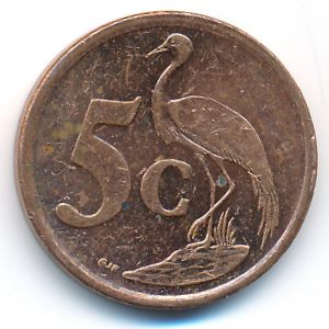 ЮАР, 5 центов (2008 г.)