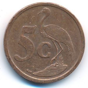 ЮАР, 5 центов (2008 г.)