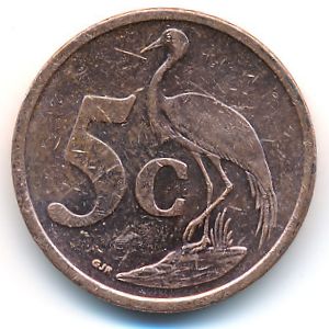 ЮАР, 5 центов (2010 г.)