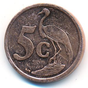 ЮАР, 5 центов (2010 г.)