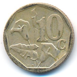South Africa, 10 cents, 2009