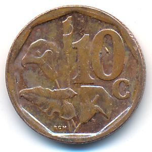ЮАР, 10 центов (2016 г.)