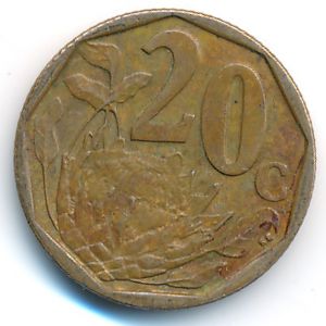 South Africa, 20 cents, 2007