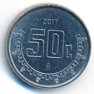 Mexico, 50 centavos, 2017
