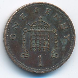 Великобритания, 1 пенни (1989 г.)
