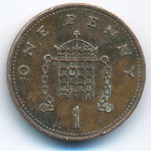 Великобритания, 1 пенни (1989 г.)