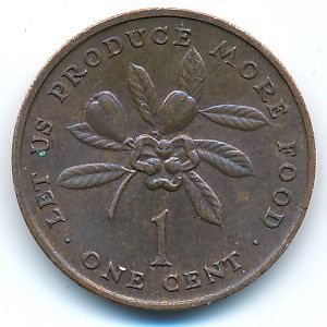 Ямайка, 1 цент (1973 г.)
