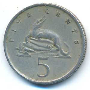 Ямайка, 5 центов (1975 г.)