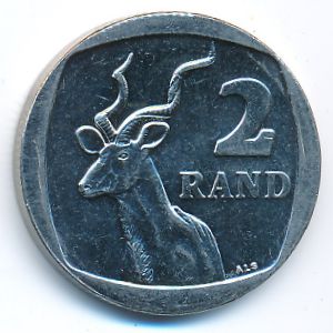 South Africa, 2 rand, 2011–2013