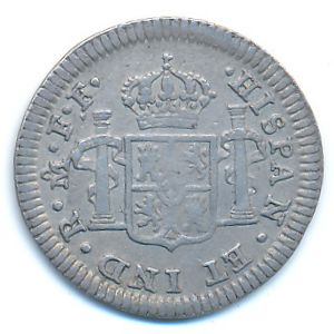 Мексика, 1/2 реала (1772–1784 г.)
