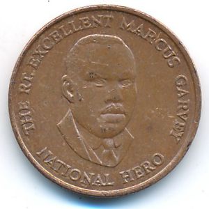 Ямайка, 25 центов (1995 г.)