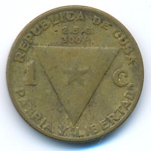 Куба, 1 сентаво (1953 г.)