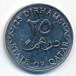 Катар, 25 дирхамов (2012 г.)