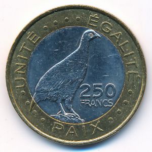 Djibouti, 250 francs, 2012