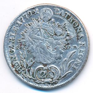 Австрия, 20 крейцеров (1779 г.)