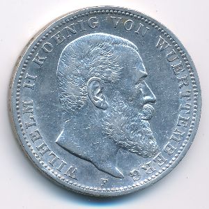 Вюртемберг, 3 марки (1910 г.)