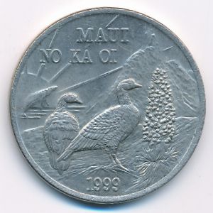 Гавайские острова., 1 доллар (1999 г.)