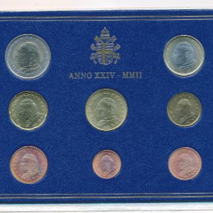 Ватикан, Набор монет (2002 г.)