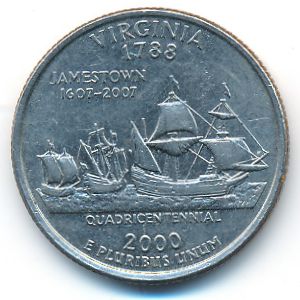 США, 1/4 доллара (2000 г.)