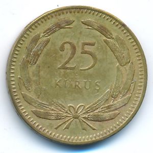 Турция, 25 куруш (1948 г.)