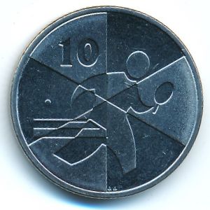 Гибралтар, 10 пенсов (2019 г.)