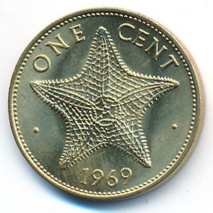 Bahamas, 1 cent, 1969