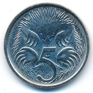 Австралия, 5 центов (2012 г.)