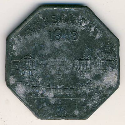Версаль., 10 сентим (1918 г.)
