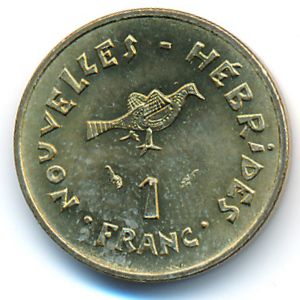 New Hebrides, 1 franc, 1979