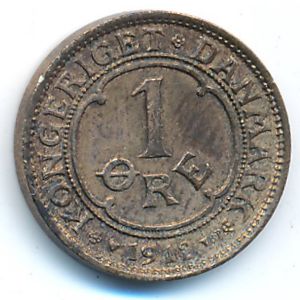 Дания, 1 эре (1912 г.)