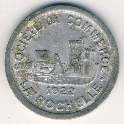 Ла-Рошель., 10 сентим (1922 г.)