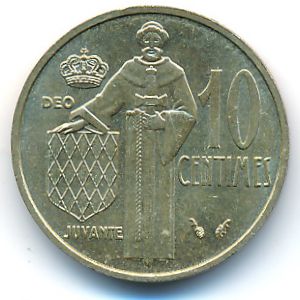 Монако, 10 сентим (1976 г.)