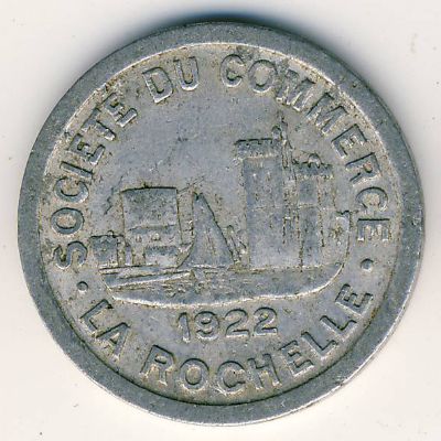 Ла-Рошель., 10 сентим (1922 г.)