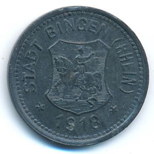 Бинген-на-Рейне., 10 пфеннигов (1918 г.)