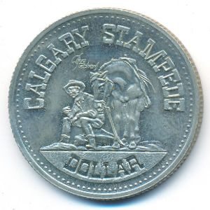 Canada., 1 dollar, 1974