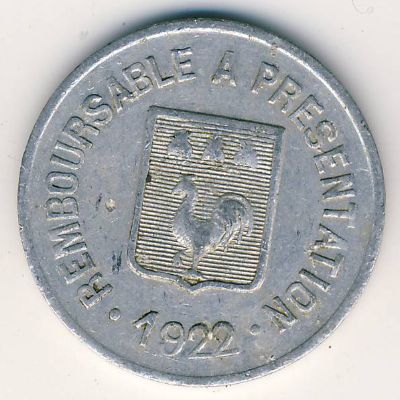 Мазаме., 10 сентим (1922 г.)
