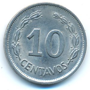 Эквадор, 10 сентаво (1972 г.)