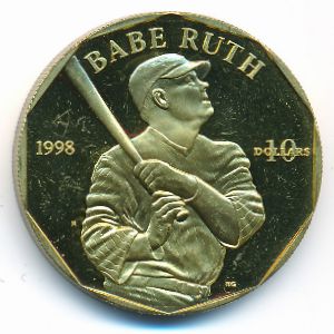 Маршалловы острова, 10 долларов (1998 г.)