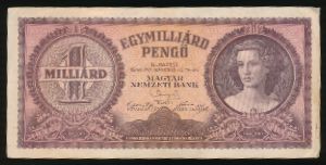 Венгрия, 1000000000 пенгё (1946 г.)