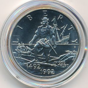 США, 1/2 доллара (1992 г.)