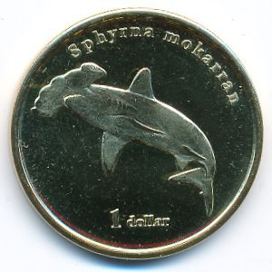 Муреа., 1 доллар (2020 г.)