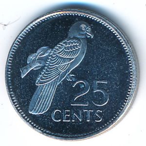 Сейшелы, 25 центов (1997 г.)