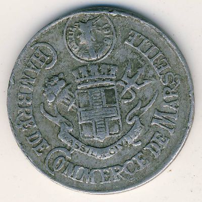 Марсель., 5 сентим (1916 г.)