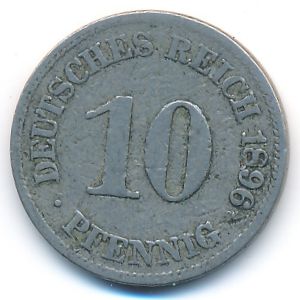 Германия, 10 пфеннигов (1896 г.)